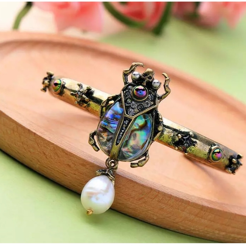 Cool Amazing Star Marble Insect Pearl Bracelet